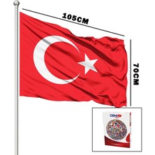 Türk Bayrağı Alpaka Kumaş 70X105CM (4887)