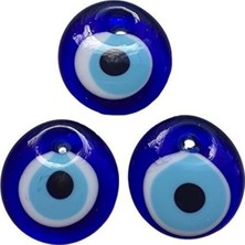 Cam Nazar Boncuğu 3'lü Set 4 cm  Cam Nazarlık