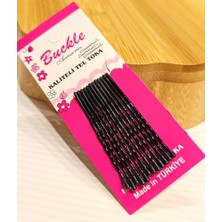 Monalisa Home 12'li Lüks Siyah Tel Toka