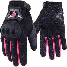 Scoyco MC29W  Yazlık Korumalı Kadın Motosiklet Eldiveni Siyah/pembe