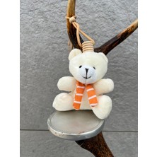 TREND COLOR Oto Kokusu, Araç Kokusu, Premium Koku Çeşitleri, Turuncu Atkılı Peluş Ayıcık, Araç ve Oto Hediyelik Kalıcı Kokular