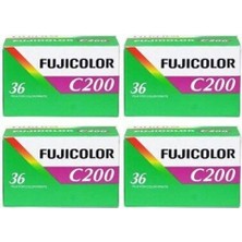 C200 36'lık Renkli Negatif Film (4 Adet)