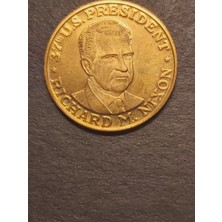 Whitehouse Washingtn Richard M. Nixon 37TH Us President - 22AYAR A900 Altın Madalya - Kurt Bodlak