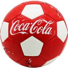 Futbol Topu Dikişli - Kırmızı Beyaz (4887)