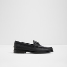 Aldo Wıldwoodd Erkek Siyah Ayakkabı Oxford&Loafer Yumuşatılmış Deri ve Lastik Taban ile Şıklık