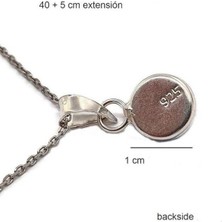 Sylvery Jewels Şeffaf Açık Mavi Renk 8 mm Cam Nazar Boncuğu 925 Ayar Gümüş Kolye