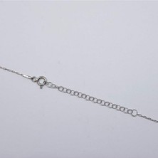 Sylvery Jewels 10 mm Nazar Boncuğu Gümüş Kolye 925 Ayar Gümüş Nazar Boncuğu Göz Kolye
