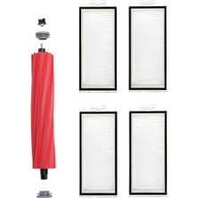 Asgard Grup Roborock Qrevo S - Pro - Maxv Uyumlu 1 Adet Ana Fırça 4 Adet Filtre