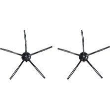Asgard Grup Roborock S8 Pro Ultra Uyumlu 2 Adet Siyah Yan Fırça