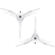 Asgard Grup Xiaomi Mop 2 Lite (Mjstl) Uyumlu 2 Adet Beyaz Yan Fırça