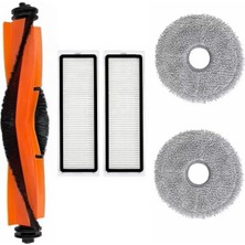 Asgard Grup Xiaomi X20+ Uyumlu 1 Adet Ana Fırça 2 Adet Filtre 2 Adet Mop