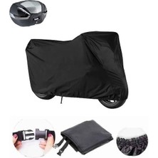 Kuba Cg 50  Siyah Motor Brandası Arka Çanta Uyumlu Ultra Kalın Su Geçirmez