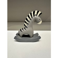 Sallanan Mini Zebra Dekoratif Obje