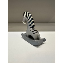 Sallanan Mini Zebra Dekoratif Obje