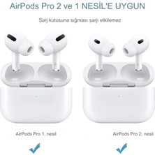 Maxup Airpods Pro / Airpods Pro 2 ile Uyumlu Için Xs,s,l Boyları 3'lü Set Silikon Kulaklık Başlık Yedek Kulakiçi