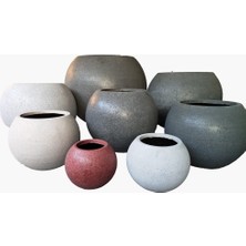 Beton Küre Saksı 50 x 44 cm