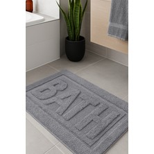 Bath Antibakteriyel Banyo Paspası 80 x 50 | Kaymaz Tabanlı, Yıkanabilir, Tüylenme Yapmaz