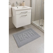 Bath Antibakteriyel Banyo Paspası 80 x 50 | Kaymaz Tabanlı, Yıkanabilir, Tüylenme Yapmaz