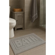 Bath Antibakteriyel Banyo Paspası 80 x 50 | Kaymaz Tabanlı, Yıkanabilir, Tüylenme Yapmaz