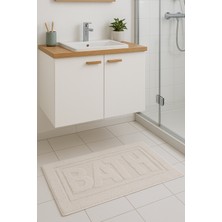 Bath Antibakteriyel Banyo Paspası 80 x 50 | Kaymaz Tabanlı, Yıkanabilir, Tüylenme Yapmaz