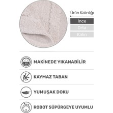 Bath Antibakteriyel Banyo Paspası 80 x 50 | Kaymaz Tabanlı, Yıkanabilir, Tüylenme Yapmaz