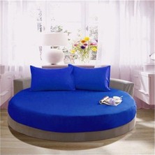 Metinev Çift Kişilik Pamuk Saten Yuvarlak Çarşaf