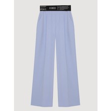 71153 Beli Lastikli Pantolon Bebe Mavisi