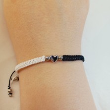 Crystal Atelier Kalp Figürlü Sevgili Çift Bilekliği