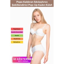 Carlburn Özel Üretim Popo Toparlayan Şekillendirici Pop-Up Kadın Külot Iç Çamaşırı