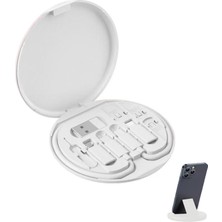 5in1 Super 60W Şarj Kablo Istasyonu USB Type C Androit Dönüştürücü, Sim Aparatı Seyahat Seti