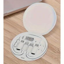 5in1 Super 60W Şarj Kablo Istasyonu USB Type C Androit Dönüştürücü, Sim Aparatı Seyahat Seti