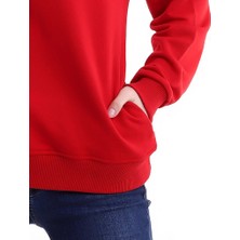 Hena Pati Sarılışı Tasarım Sweatshirt Gri