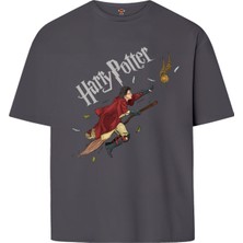 Book OrBook Harry Potter Çift Iplik Dokumalı  Pamuk Premium T-Shirt