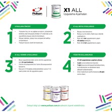 Polisan X1 All Dönüşüm Boyası 0,75 Lt Yaz Limonu / 4530