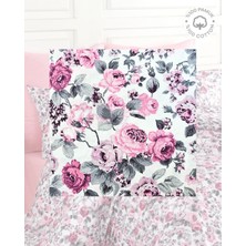 Cozyy Life Gül Tek Kişilik Nevresim Takımı |  Pamuk | 4 Parça