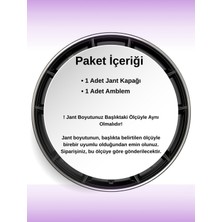 CVL Auto Market   Renault Megane Iv 15 Inç Jant Kapağı Amblemli Piano Black [1 Adet Kapak] 209  CVL-ADT10144