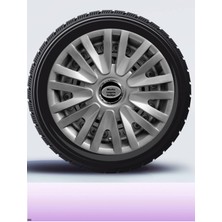 CVL Auto Market   Toyota Corolla 15 Inç Jant Kapağı Amblemli Gri [4 Adet Kapak] 124  CVL-ADT7695