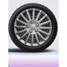 CVL Auto Market   Nissan Micra 15 Inç Jant Kapağı Amblemli Gri [4 Adet Kapak] 136  CVL-ADT6127