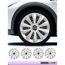 CVL Auto Market   Volkswagen 15 Inç Jant Kapağı Amblemli Gri [4 Adet Kapak] 117  CVL-ADT675