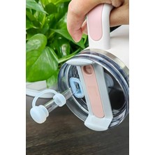 Stanley Quencher Uyumlu 3’lü Silikon Set – Sızdırmaz Tıpa, Pipet Koruyucu ve Taban Kılıfı