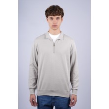 Js Polo Yaka Fermuarlı J Waffle Sweat