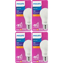 (4 adet) Philips 13W SARI IŞIK E27 DUYLU (Kalın Duy) LED Ampul