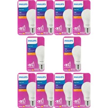 (10 adet) Philips 13W SARI IŞIK E27 DUYLU (Kalın Duy) LED Ampul