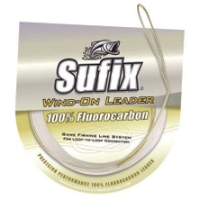Sufix Wind-On Fluorocarbon Leader Misina  10M - 80 Lb