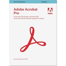 Adobe Acrobat Pro Dc Ömür Boyu ve Adobe Premiere Pro Ömür Boyu