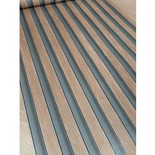 Kms Home Çıta Görünümlü ( 53  cm  x 10 Mt) Silinebilir Duvar Kağıdı 5 M²