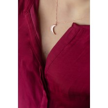 Hilal Ay Model 925 Ayar Gümüş Kolye