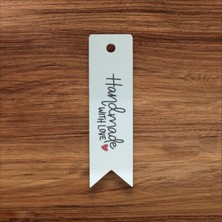 Kişiye Özel Renkli Baskılı Karton Etiket | 100 Adet | 7CMX2CM | Yapışkansız