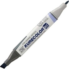 Zig Kurecolor KC-3000N Twin Ws Çift Taraflı Grafik Marker Kalem Blue Gray 4 827