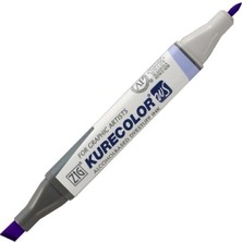 Zig Kurecolor KC-3000N Twin Ws Çift Taraflı Grafik Marker Kalem Blue 317